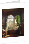 View of Saint-Eustache Church from a House on Rue Platriere or, The Artist's Interior, c.1810 by Martin (attr. to) Drolling