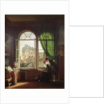View of Saint-Eustache Church from a House on Rue Platriere or, The Artist's Interior, c.1810 by Martin (attr. to) Drolling