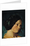 Portrait of Zelie Courbet, c.1842 by Gustave Courbet