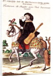 Scaramouche on Horseback by German School