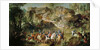 Hunting in the Forest of Fontainebleau at Franchard by Jean-Baptiste Oudry