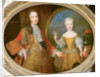 Louis XV and the Infanta of Spain, Maria Ana Victoria c.1724 by Alexis Simon Belle