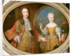 Louis XV and the Infanta of Spain, Maria Ana Victoria c.1724 by Alexis Simon Belle