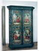 Wardrobe decorated with scenes of the four seasons, 1778 by German School