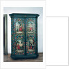 Wardrobe decorated with scenes of the four seasons, 1778 by German School