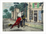 The Death of Ferdinand Philippe Louis Duke of Orleans in Neuilly, 13th July 1842 by French School