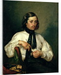 Portrait of Armand Ono, known as The Man with the Pipe, 1843 by Jean-Francois Millet