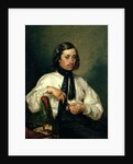 Portrait of Armand Ono, known as The Man with the Pipe, 1843 by Jean-Francois Millet