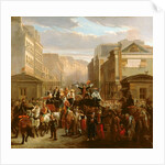 Descent of the Courtille, Belleville by Celestin Francois Nanteuil