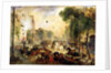 Assassination Attempt on King Louis-Philippe by Giuseppe Fieschi Boulevard du Temple, 28th July 1835 by Francois Gabriel Guillaume Lepaulle