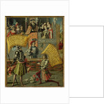 A Disarmed Knight on one Knee by French School