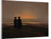 Evening Landscape with Two Men, c.1830-35 by Caspar David Friedrich