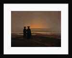Evening Landscape with Two Men, c.1830-35 by Caspar David Friedrich