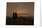 Evening Landscape with Two Men, c.1830-35 by Caspar David Friedrich