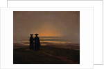 Evening Landscape with Two Men, c.1830-35 by Caspar David Friedrich