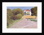 Landscape, The House with the Red Roof, 1924 by Felix Edouard Vallotton