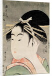 Head of a Woman by Kitagawa Utamaro