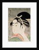 Head of a Woman by Kitagawa Utamaro
