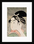 Head of a Woman by Kitagawa Utamaro