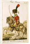 Officer of the Hussars of the Imperial Guard during the First Empire by French School
