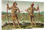 Inhabitants of Virginia by Theodore de after White John Bry