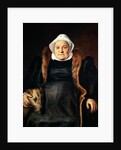 Portrait of an Elderly Woman or, The Falconer's Wife, 1558 by Frans Floris