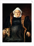 Portrait of an Elderly Woman or, The Falconer's Wife, 1558 by Frans Floris