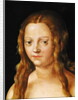 Adam and Eve, detail of Eve's head by Lucas the Elder Cranach