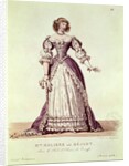 Madame Moliere, nee Armande Bejart in the role of Elmire in 'Le Tartuffe' by Moliere by Hippolyte Lecomte