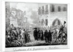 Destruction of the Inquisition in Barcelona, 10th March 1820 by Hippolyte Lecomte