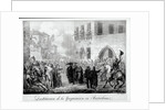 Destruction of the Inquisition in Barcelona, 10th March 1820 by Hippolyte Lecomte