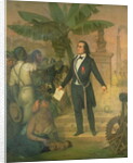 Joseph Napoleon Sebastien Sarda Garriga with the Emancipation Decree on La Reunion, 10th December 1848 by Alphonse Garreau