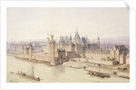 The Louvre during the Reign of Charles V 'The Wise' by Theodor Josef Hubert Hoffbauer