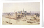 The Louvre during the Reign of Charles V 'The Wise' by Theodor Josef Hubert Hoffbauer