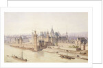 The Louvre during the Reign of Charles V 'The Wise' by Theodor Josef Hubert Hoffbauer