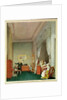 The Empress's Bedroom with the Duchesse de Montebello and Jean-Nicolas Corvisart October 1813 by Marie-Louise de Hapsburg-Lorraine