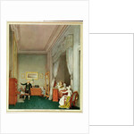 The Empress's Bedroom with the Duchesse de Montebello and Jean-Nicolas Corvisart October 1813 by Marie-Louise de Hapsburg-Lorraine