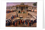 Reception at the Court of Sultan Selim III at the Topkapi Palace, late 18th century by Ottoman School