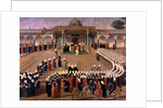 Reception at the Court of Sultan Selim III at the Topkapi Palace, late 18th century by Ottoman School