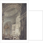 The Glowing Cross in St. Peter's, Rome, on Maundy Thursday by Charles Norry