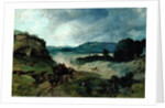 Roman Landscape, 1827 by Jean Baptiste Camille Corot