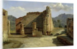 The Forum of Pompeii by Achille Etna Michallon