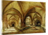 The Cloisters of St. Wandrille, c.1825-30 by Louis Eugene Gabriel Isabey