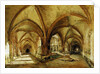 The Cloisters of St. Wandrille, c.1825-30 by Louis Eugene Gabriel Isabey