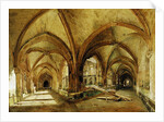 The Cloisters of St. Wandrille, c.1825-30 by Louis Eugene Gabriel Isabey