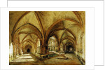 The Cloisters of St. Wandrille, c.1825-30 by Louis Eugene Gabriel Isabey