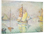 The Yellow Sail, Venice, 1904 by Paul Signac