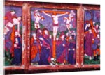 Triptych depicting the Crucifixion, Limousin by Nardon Penicaud