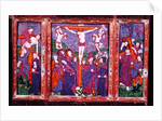 Triptych depicting the Crucifixion, Limousin by Nardon Penicaud