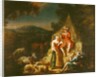 Shepherd Playing a Flute by French School